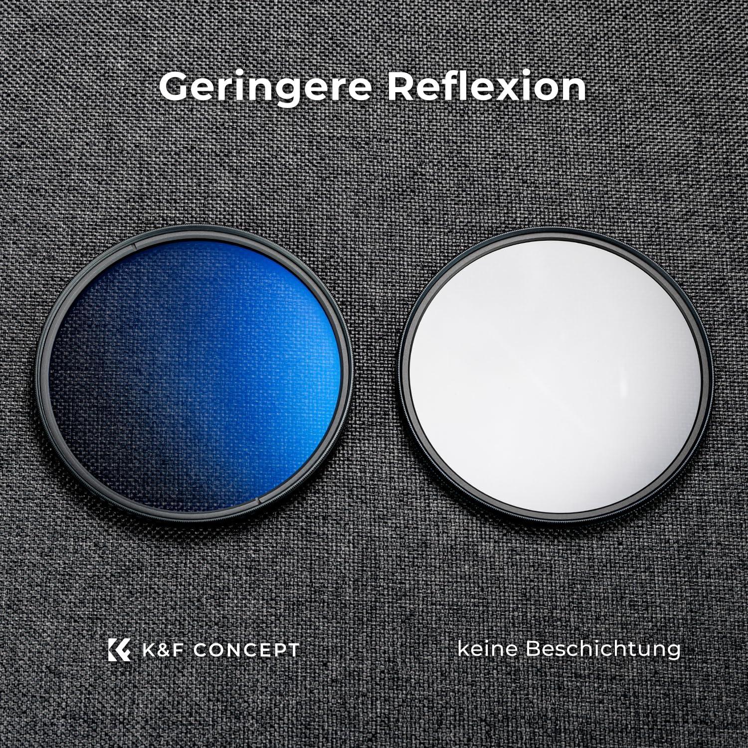 K&F Concept 58mm Slim CPL Polfilter für Objektive