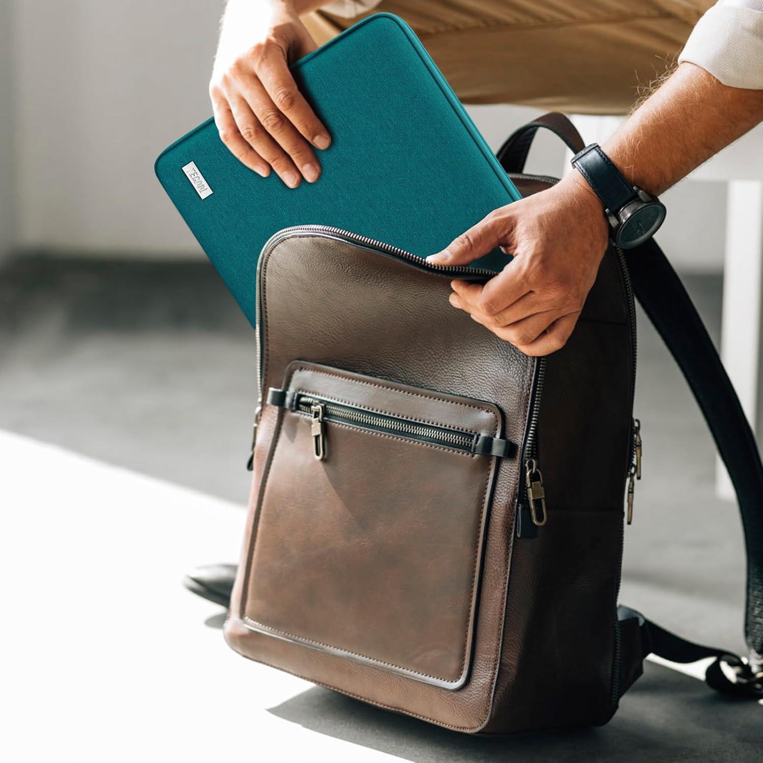 Laptop Tasche Hülle für 13 MacBook Pro Air M3 M2 M1 13,3-14 Zoll Deep Teal