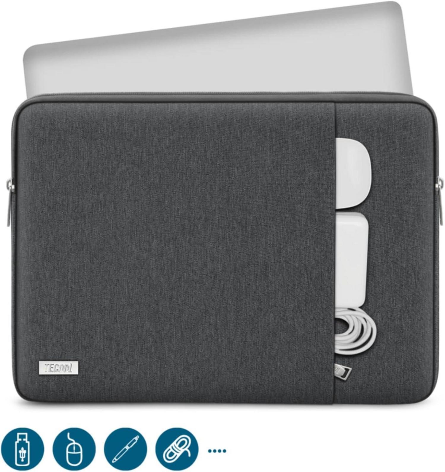 TECOOL 14 Zoll Wasserdichte Laptoptasche Schutzhülle, Space