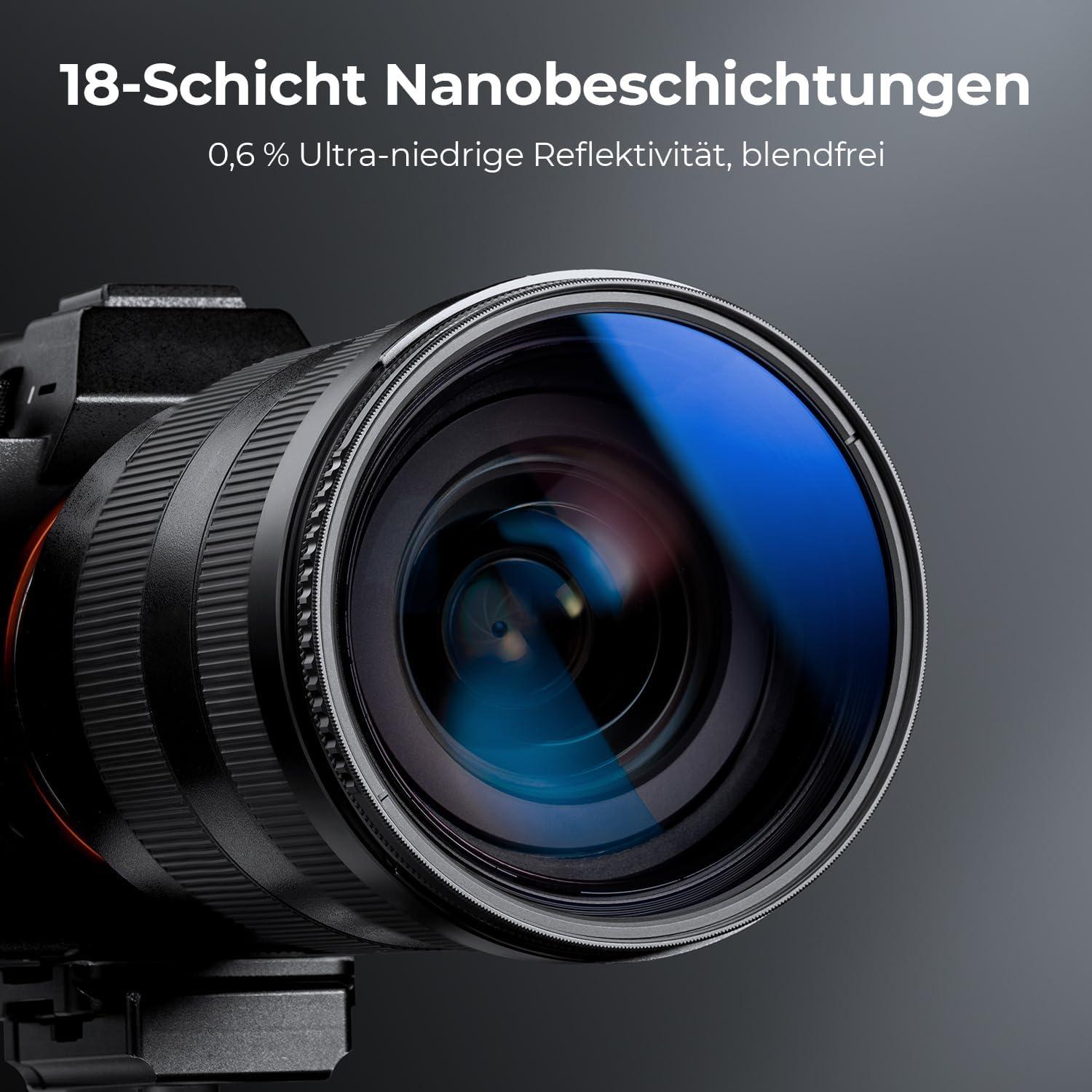 Slim Zirkularer Polfilter Polarisationsfilter CPL 72mm