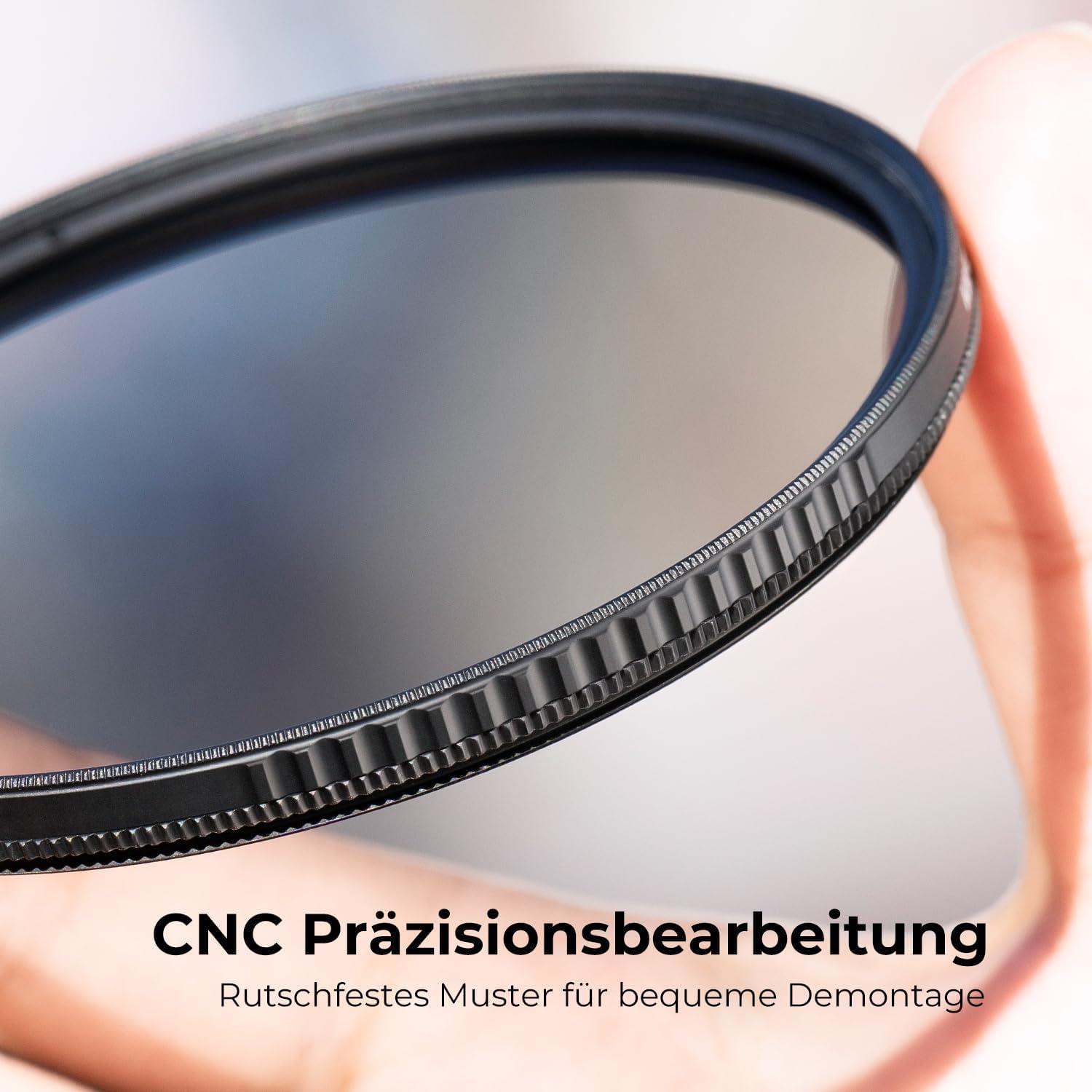 K-Serie 72mm Slim Zirkularer Polfilter CPL Optisches Glas Aluminium