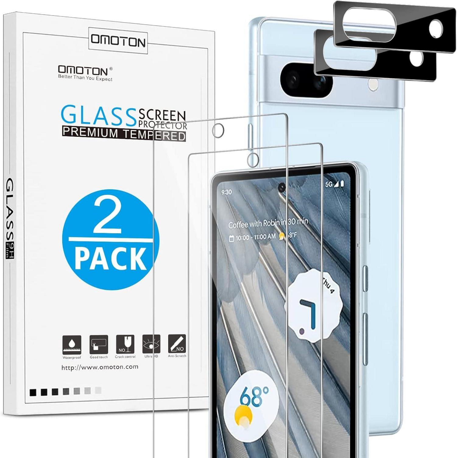 Panzer Schutzglas für Google Pixel 7a mit Kamerafolie