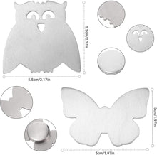 8er Set Magnetische Tischdeckenbeschwerer Schmetterling Eule