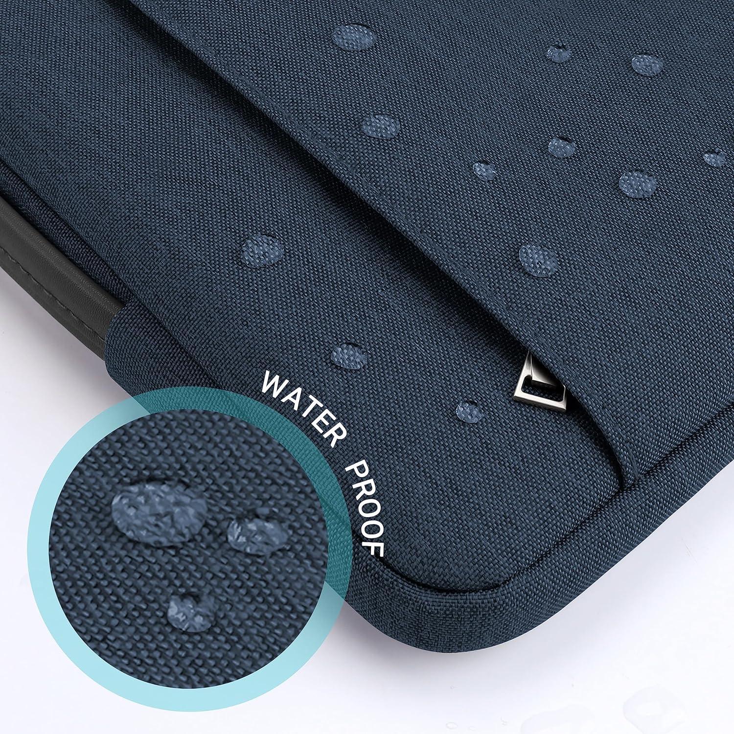 TECOOL 14 Zoll Laptop Hülle Laptoptasche Schutzhülle Denim Blau
