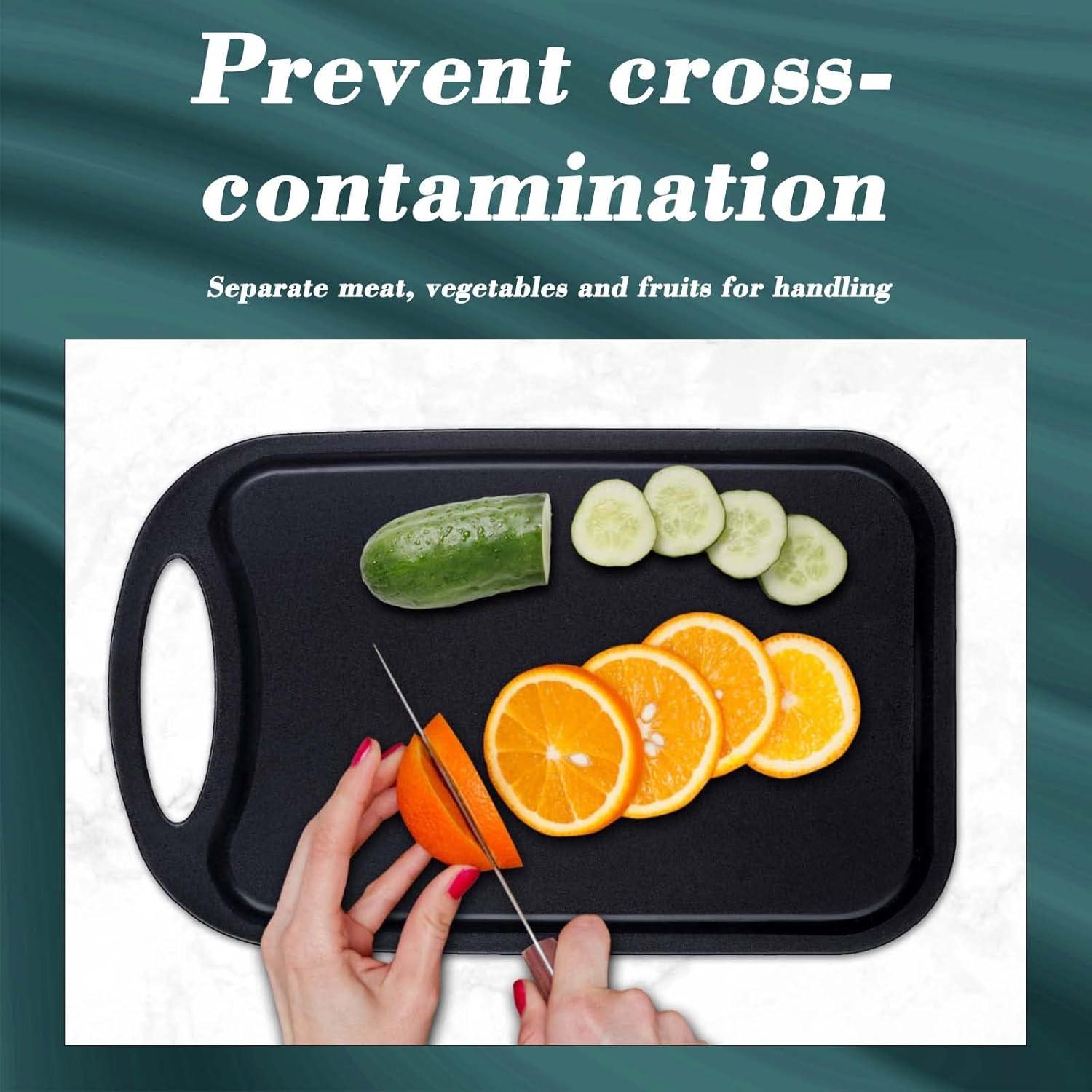 Schneidebrett 3-tlg Set, Saftrillen, rutschfeste