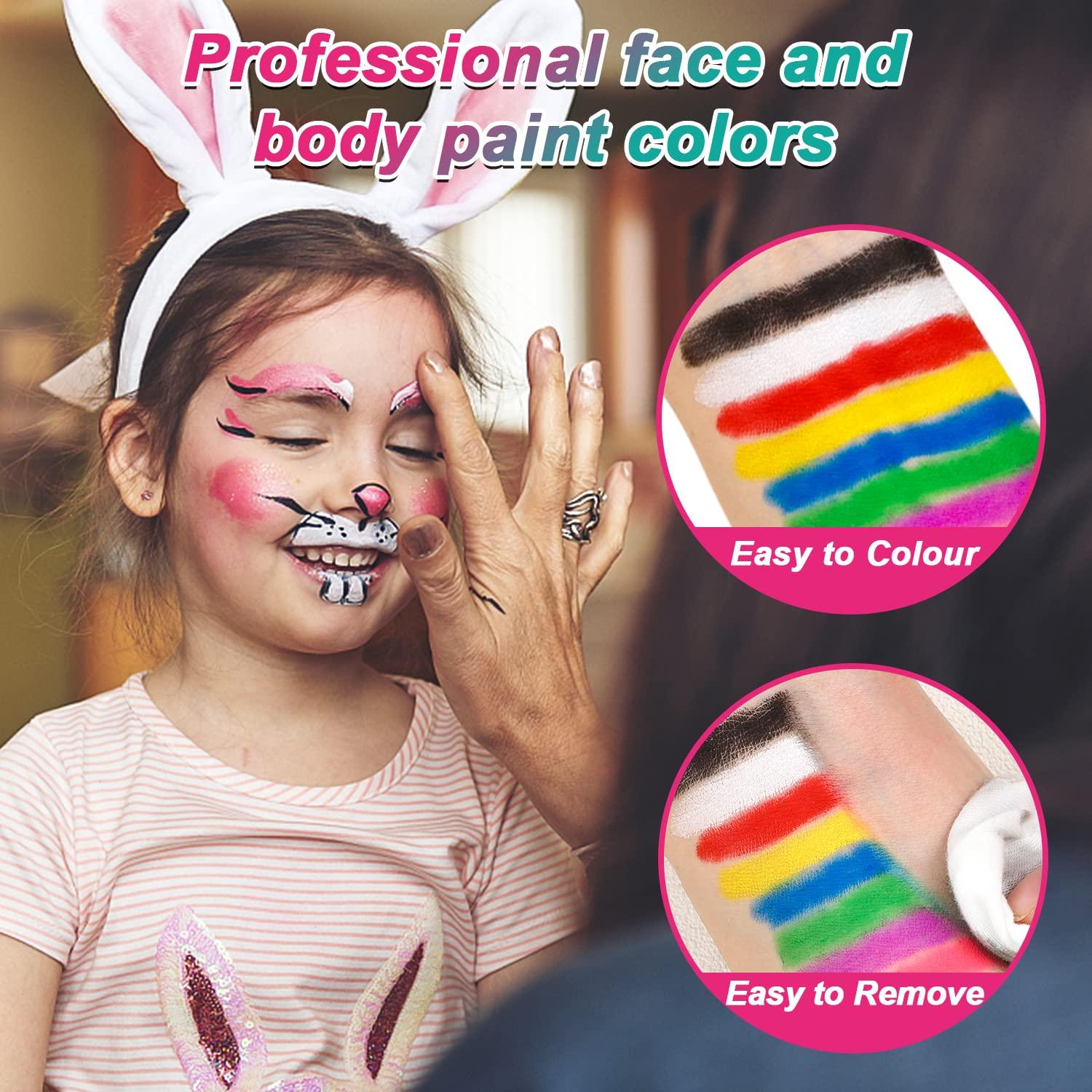 Profi-Schminke Gesichtsbemalung Bodypainting 30g Aqua-Farben