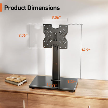 Perlegear TV-Ständer 19-43 Zoll schwenkbar höhenverstellbar VESA 200x200mm