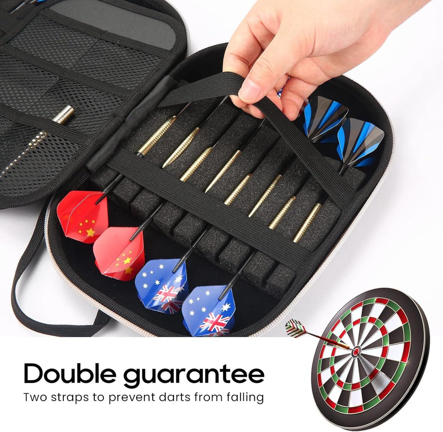 Darts Tasche Aufbewahrung für 16 Darts & Zubehör in EVA-Material