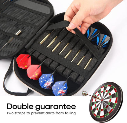 Darts Tasche Aufbewahrung für 16 Darts & Zubehör in EVA-Material