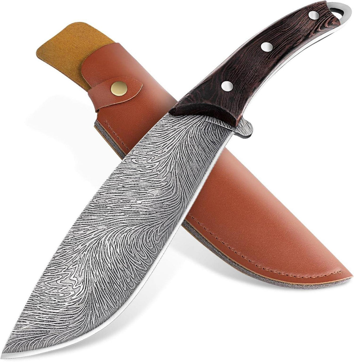 Dragon Creek Bushcraft Survival Messer mit Feststehender Klinge und