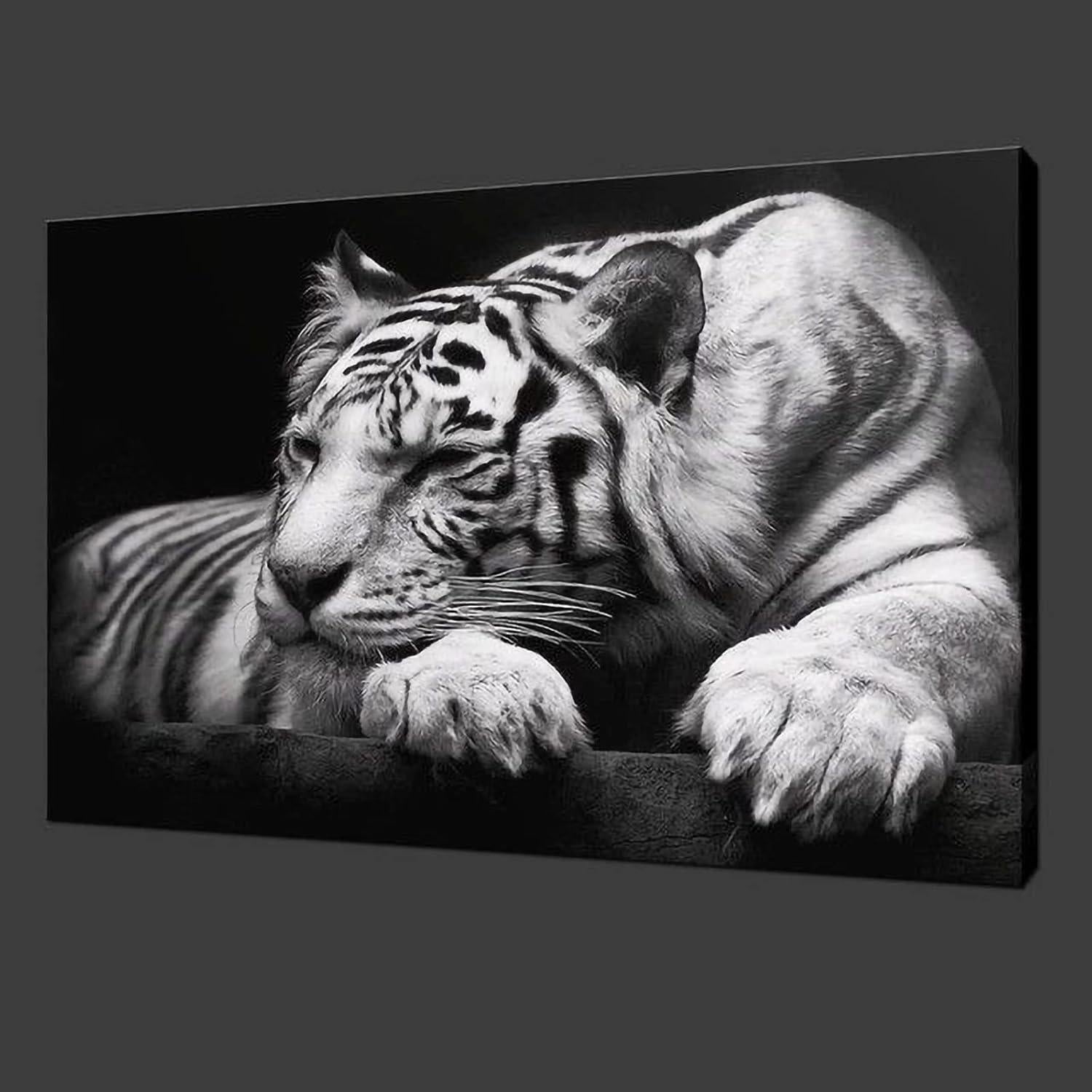 5D DIY Diamant Malerei Kit Tiger XXL Wanddekoration 100x50cm