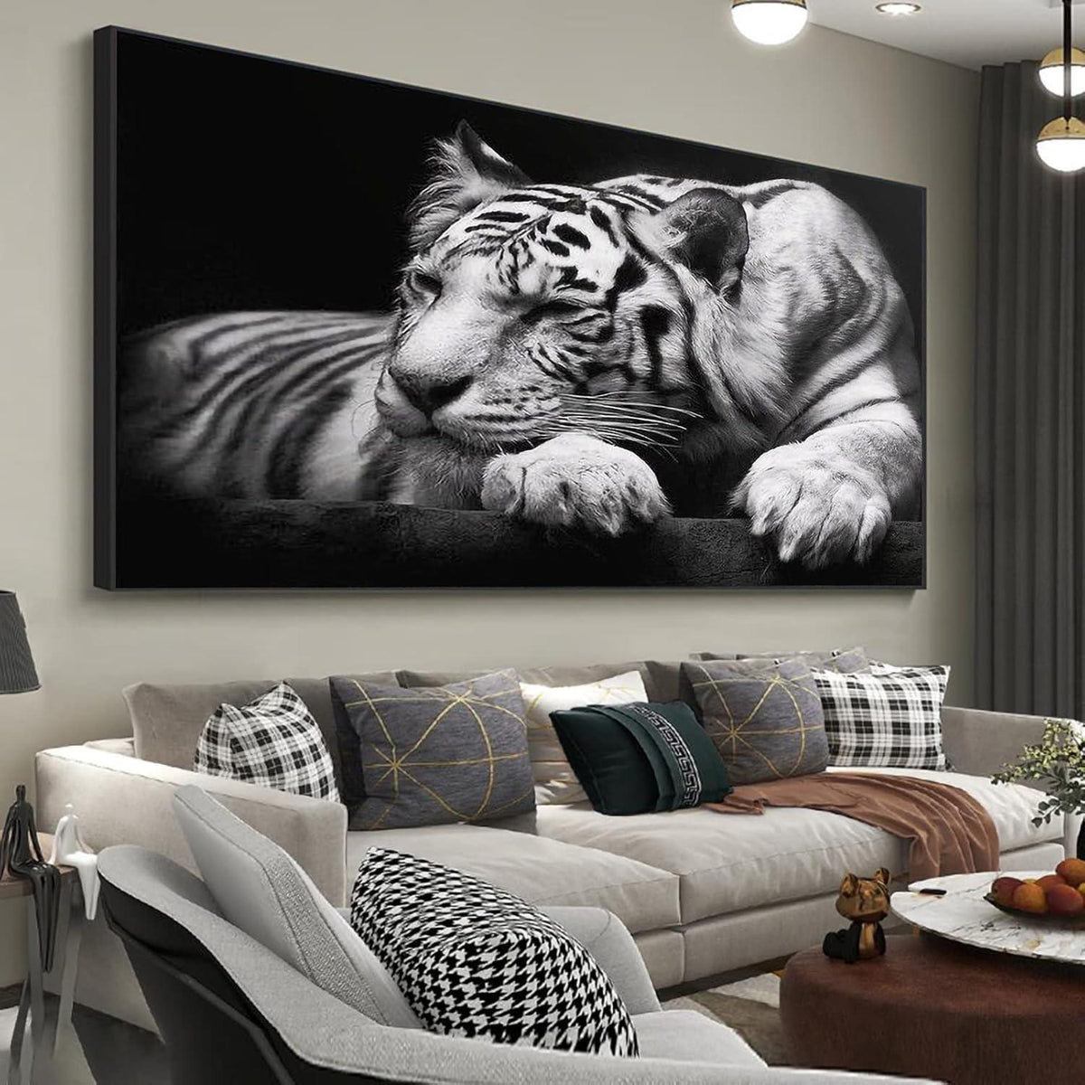 Diamant Painting Tiger XXL 160x80cm - DIY Bausatz für Wandbild