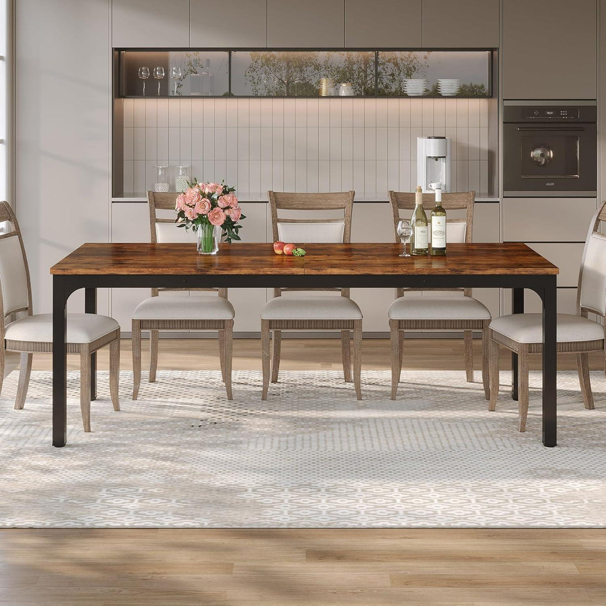 Industrietisch Esstisch 200x70cm für 6-8 Personen