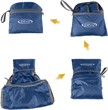 Rucksack 40L Wasserdicht Ultraleicht Faltbar Daypack Outdoor Trekking