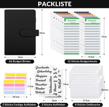 Budget Binder A6 deutsch: Geld Organizer mit
