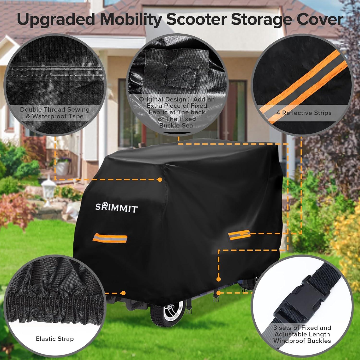 Elektromobil Abdeckhaube 420D Oxford Fabric Scooter Cover XL 144x68x99