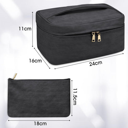 IGOLUMON Große Kulturbeutel wasserdicht Reise Damen Make-up Tasche