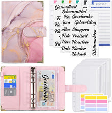 Budget Planer A6 mit Geldumschläge, Budgetsheets und