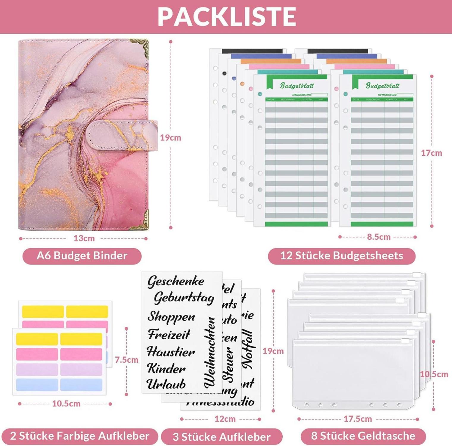 KONVINIT Budget Planner A6