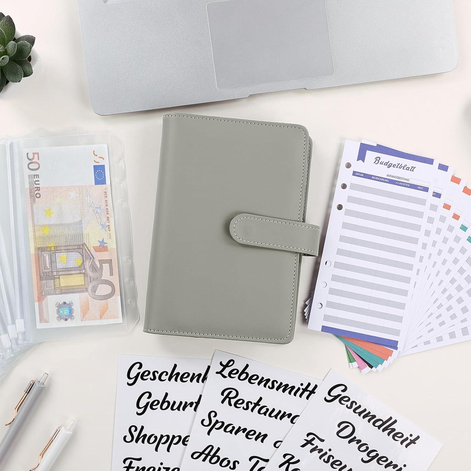Budget Planner Deutsch A6 - Geldumschläge, Budget