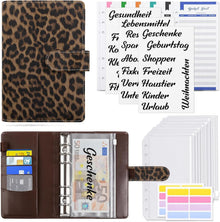 Budget Binder A6 mit Geldumschlägen und Kategorien-Etiketten