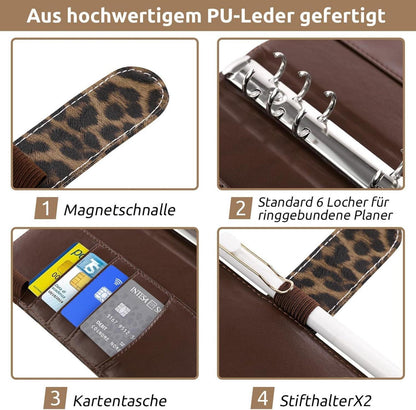 KONVINIT Budget Planner A6 Budget Binder Geldumschläge, Kategorien-Etiketten