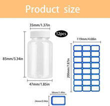 12 Stück 100ml Saftflaschen Kunststoff mit Deckel und