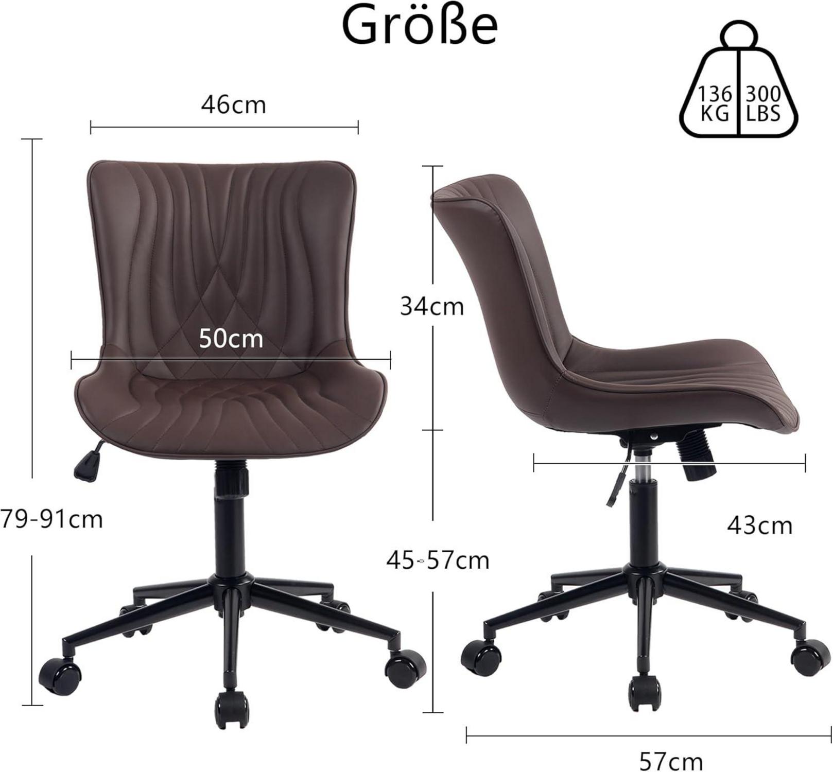 Ergonomischer Bürostuhl mit Fischschwanz-Design und