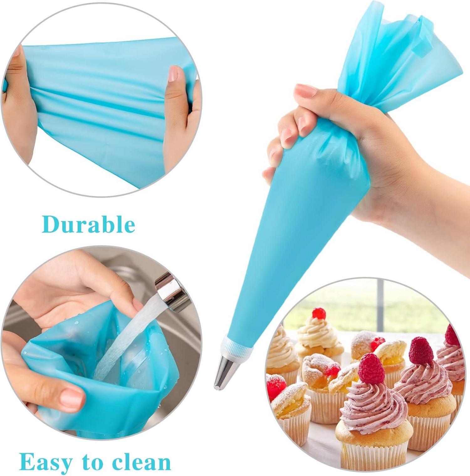 Spritzbeutel Set 40-teilig Edelstahl für Torten Cupcakes