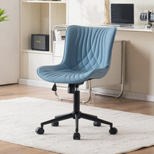 Ergonomischer Bürostuhl mit Fischschwanz-Design, Blau