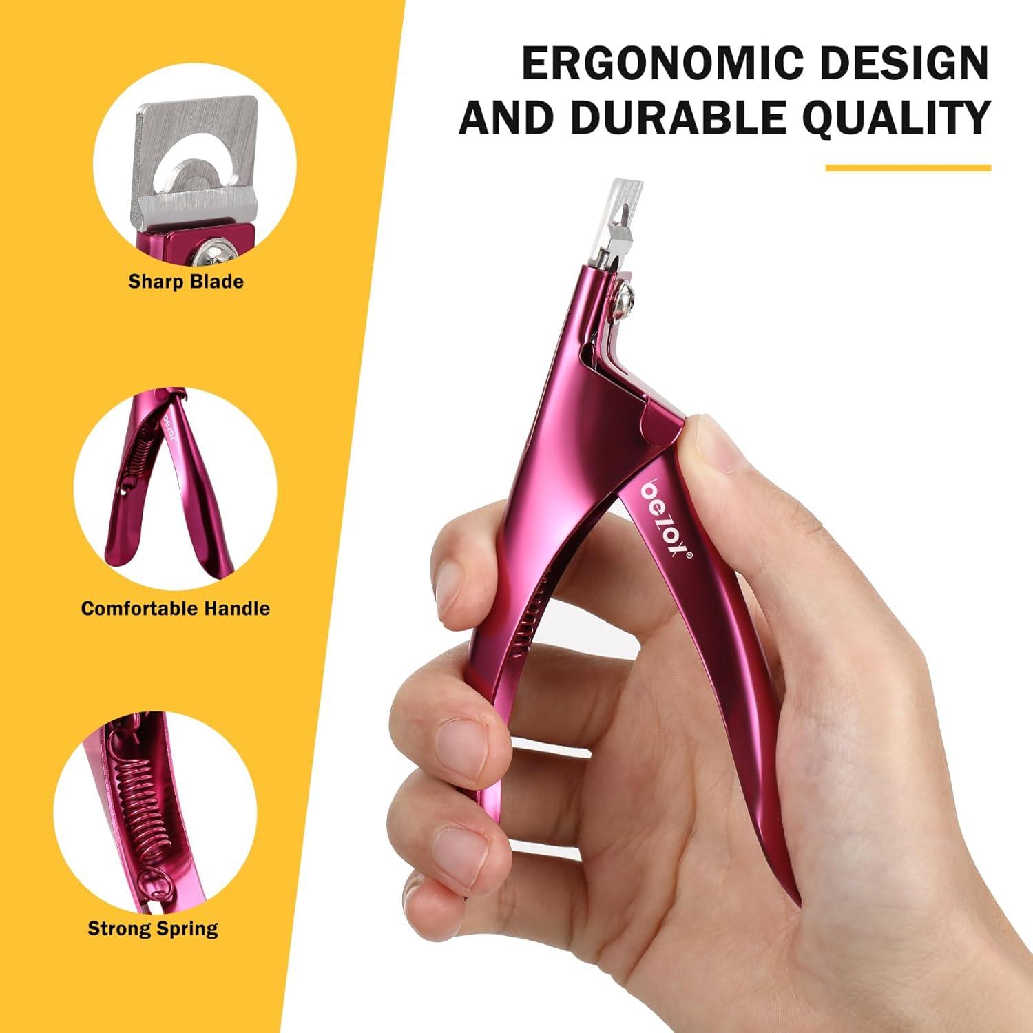 Nagelschneider Edelstahl für Kunstnägel - Acryl Clipper Cutter