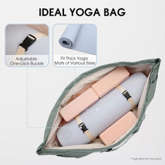 Große Sporttasche Damen Yoga Reisetasche mit Schuh- und