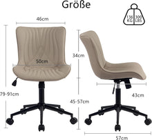 YOUTASTE Bürostuhl Ergonomisch Schreibtisch Drehstuhl Rollen