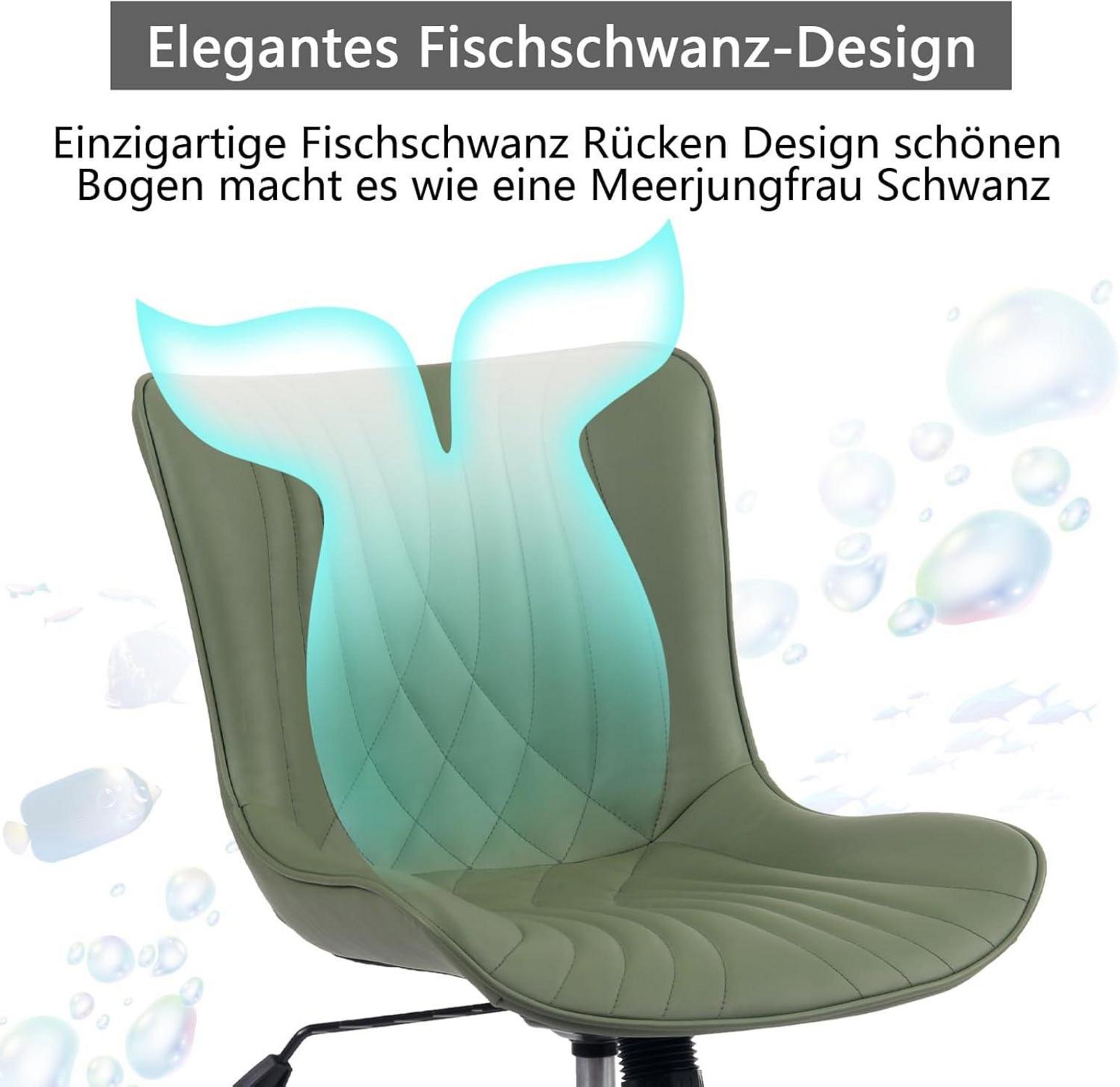 Ergonomischer Bürostuhl mit Wippfunktion und Rollen