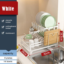 YunNasi Abtropfgestell Geschirr Faltbarer Dish Drainer 2