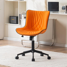 Ergonomischer Bürostuhl mit Fischschwanz-Design, Orange
