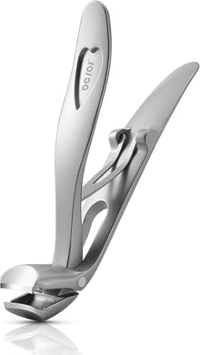 Ergonomischer Nagelknipser für dicke Nägel aus Stahl mit