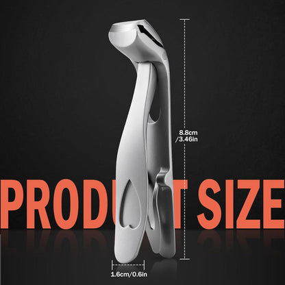 Ergonomischer Nagelknipser für dicke Nägel Premium Stahl mit Auffangbehälter