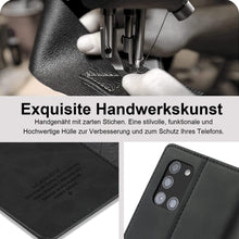 Ailicici Samsung Galaxy A51 Hülle Leder mit Schutzfolie