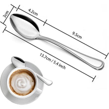 Teelöffel Set 24 Stück Kaffeelöffel 13,7cm Espressolöffel