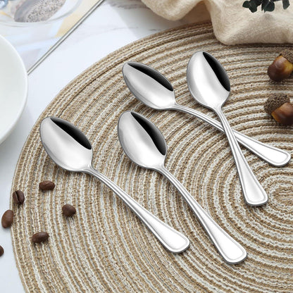 Teelöffel Set 24 Stück Kaffeelöffel 13,7cm Espressolöffel