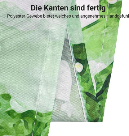 Duschvorhang Blumen 150x200cm Antischimmel Stoff Wasserabweisend