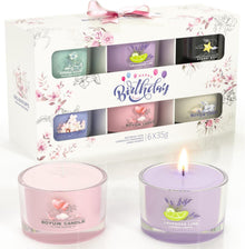 Duftkerzen Geschenkset für Frauen | 6er Glas-Kollektion Anxiety Relief