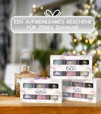 6er Duftkerzen Geschenkset | Stressabbau für Frauen Relax Duftkerzen