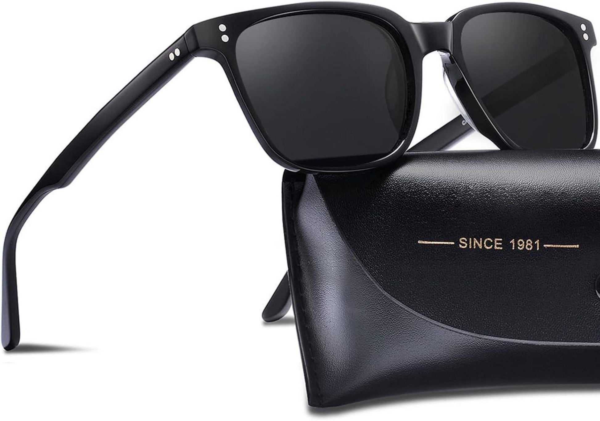 CARFIA Vintage Polarisierte Sonnenbrille Damen UV400 Schutz