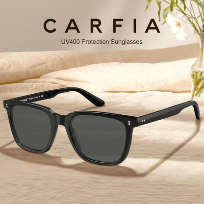 CARFIA Vintage Polarisierte Damen Sonnenbrille UV400 Schutz