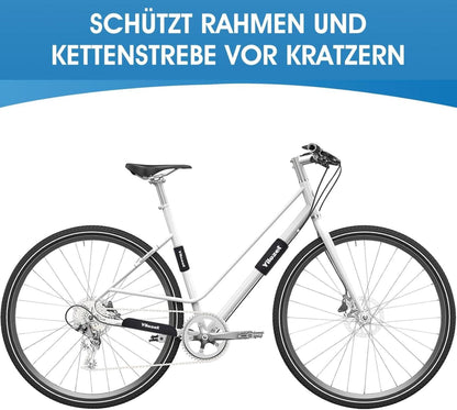 Obrjoyfly Rahmenschutz Fahrrad 3er Set Carbon Neopren Universal Transportschutz