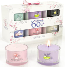 Duftkerzen Geschenkset für Frauen | Entspannungsgeschenke 6er Set