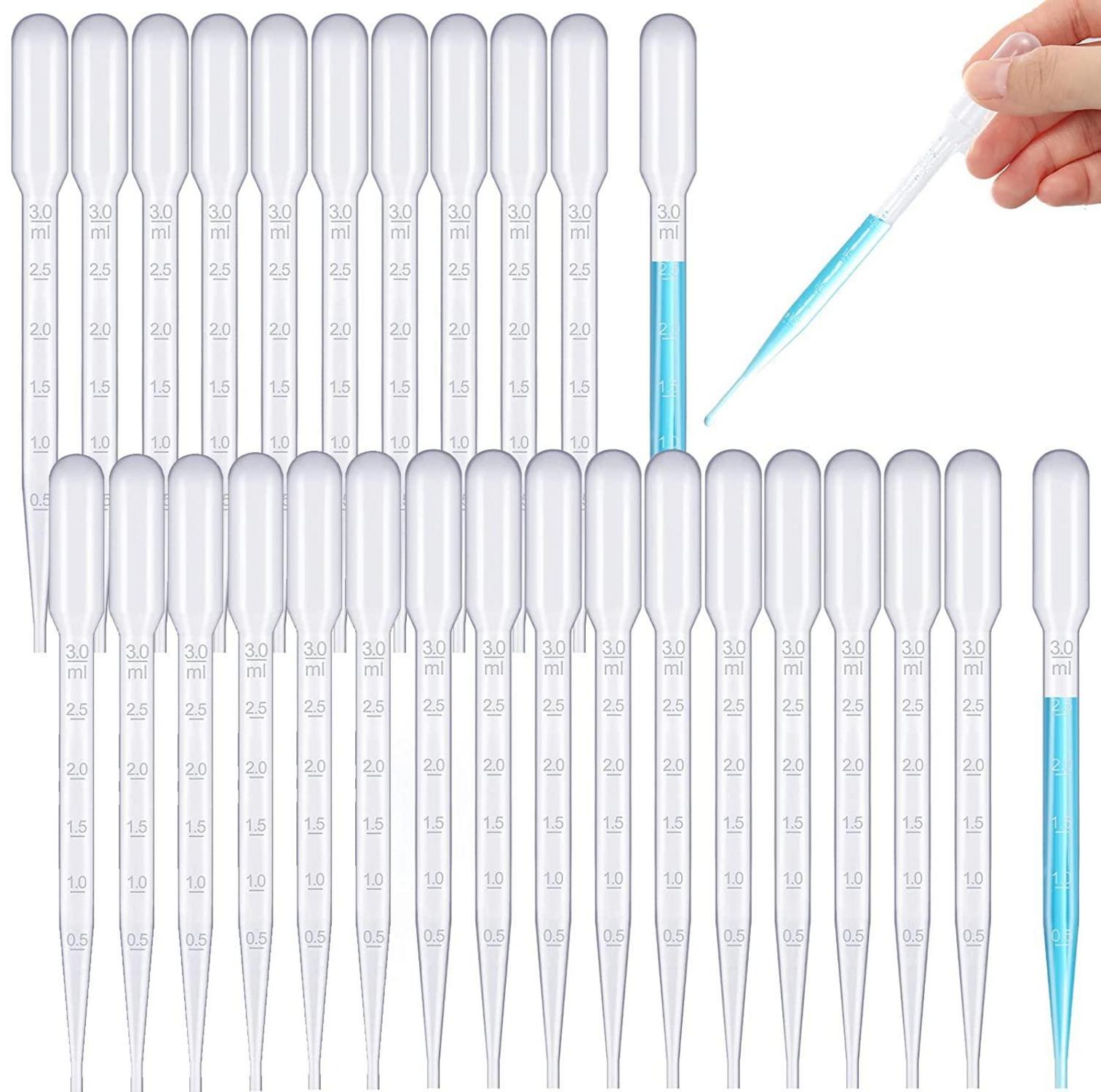 Kunststoff Transferpipetten 3ml 100 Stk Einweg Trinkpipetten