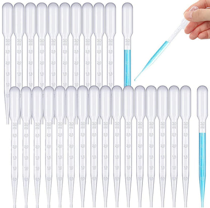 Kunststoff Transferpipetten 3ml 100 Stk Einweg Trinkpipetten